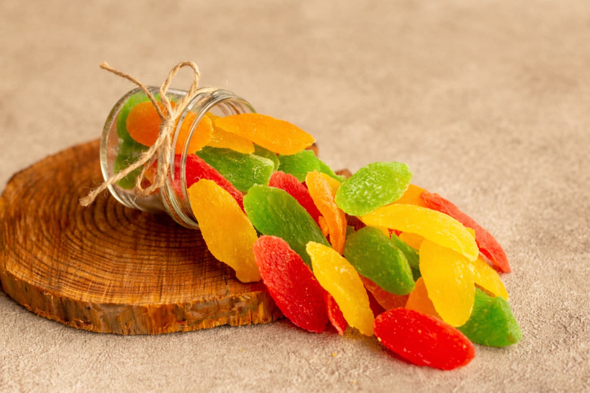 Ананас сушенный, листик "MIX" , вес